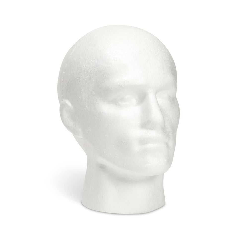 Juvale foam head wig display for professional or home styling.