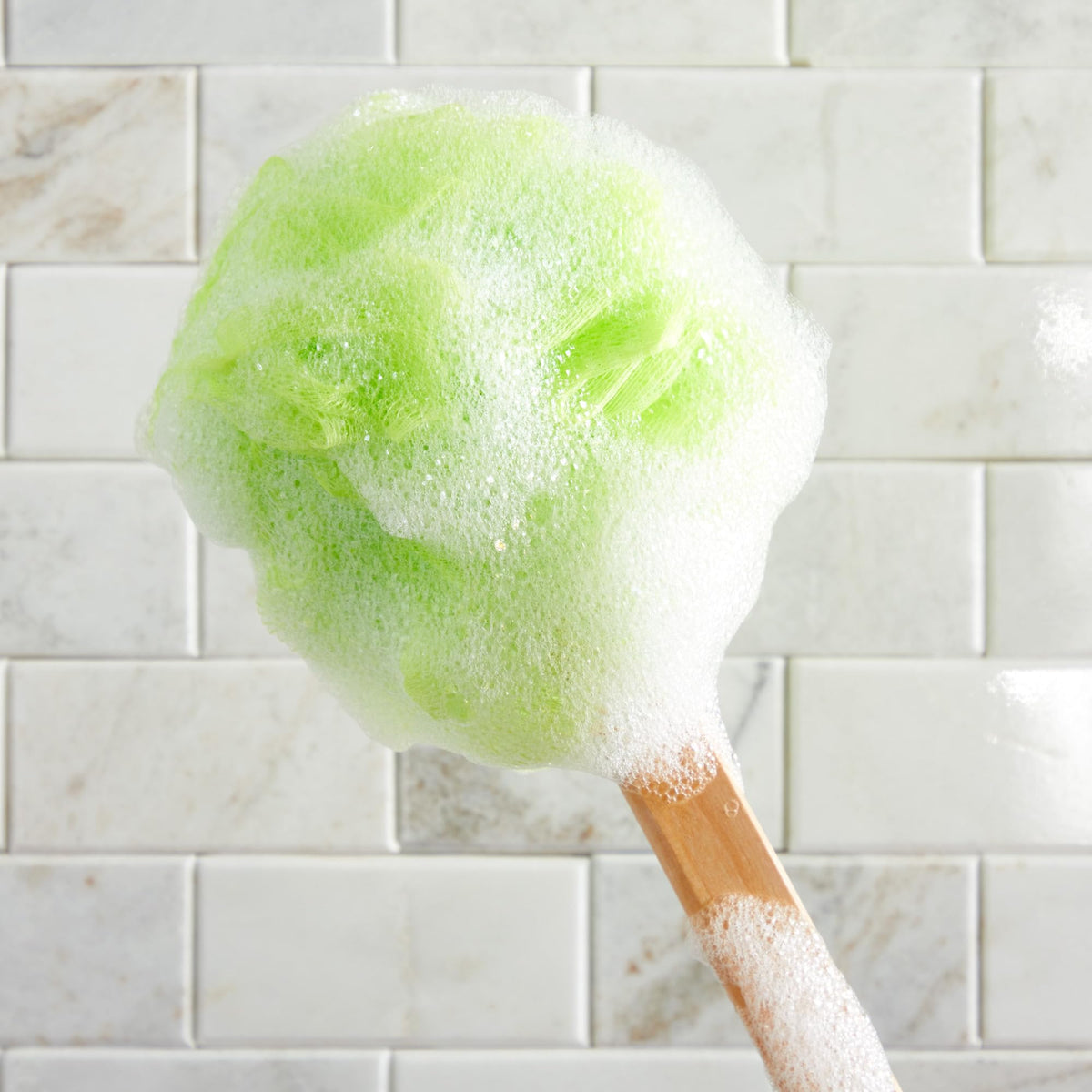 juvale loofah back scrubber blue comfortable grip for thorough cleansing