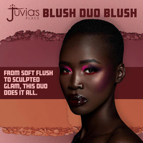 Juvia's Place Blushed Duo mineral powder delivers buildable coverage with a soft finish.