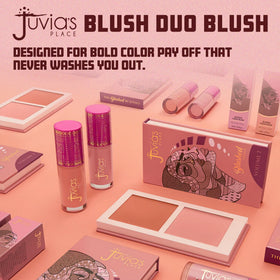 Juvia's Place Blushed Duo swirl-finish—versatile to enhance cheek contour and radiance.