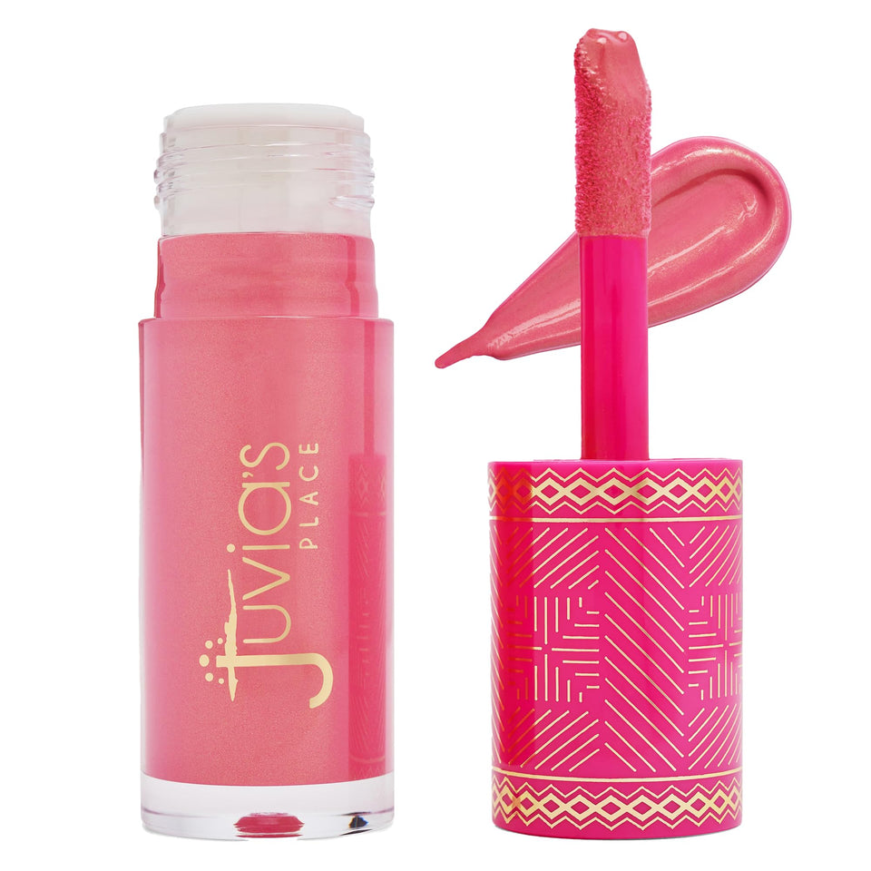 Juvia's Place Blushed Liquid BlushLighter Rosey Posey Glow bottle for luminous color