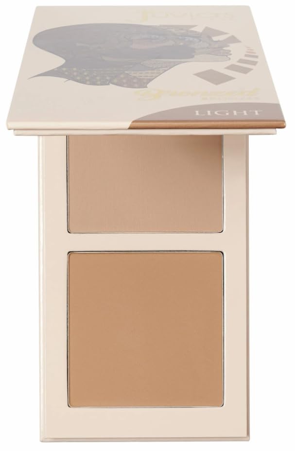 Juvia's Place Bronzed Duo Bronzer Light soft matte finish on skin for sun-kissed warmth