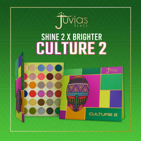 Juvia's Place Culture 2 shimmer closeup reveals radiant metallics for eye-catching lids.