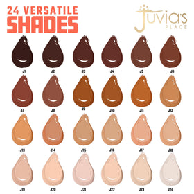 Applying Juvia's Place I Am Magic Concealer J9 on the face for seamless coverage