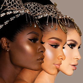 Juvia's Place I Am Magic concealer adapts to dark skin tones with olive undertones.