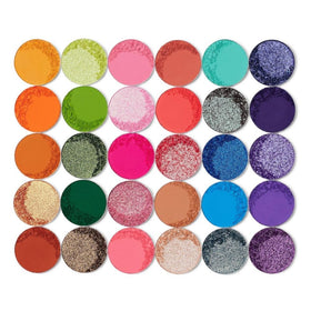 Juvia's Place Palette Culture green shades swatch for emerald contrast and depth.