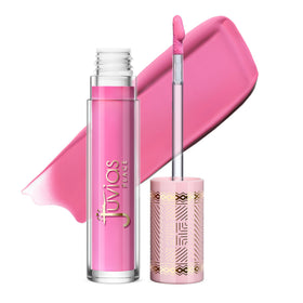 Juvia's Place Smoothie Lip Gloss Pink Velvet bottle with hydrating, high-shine finish.