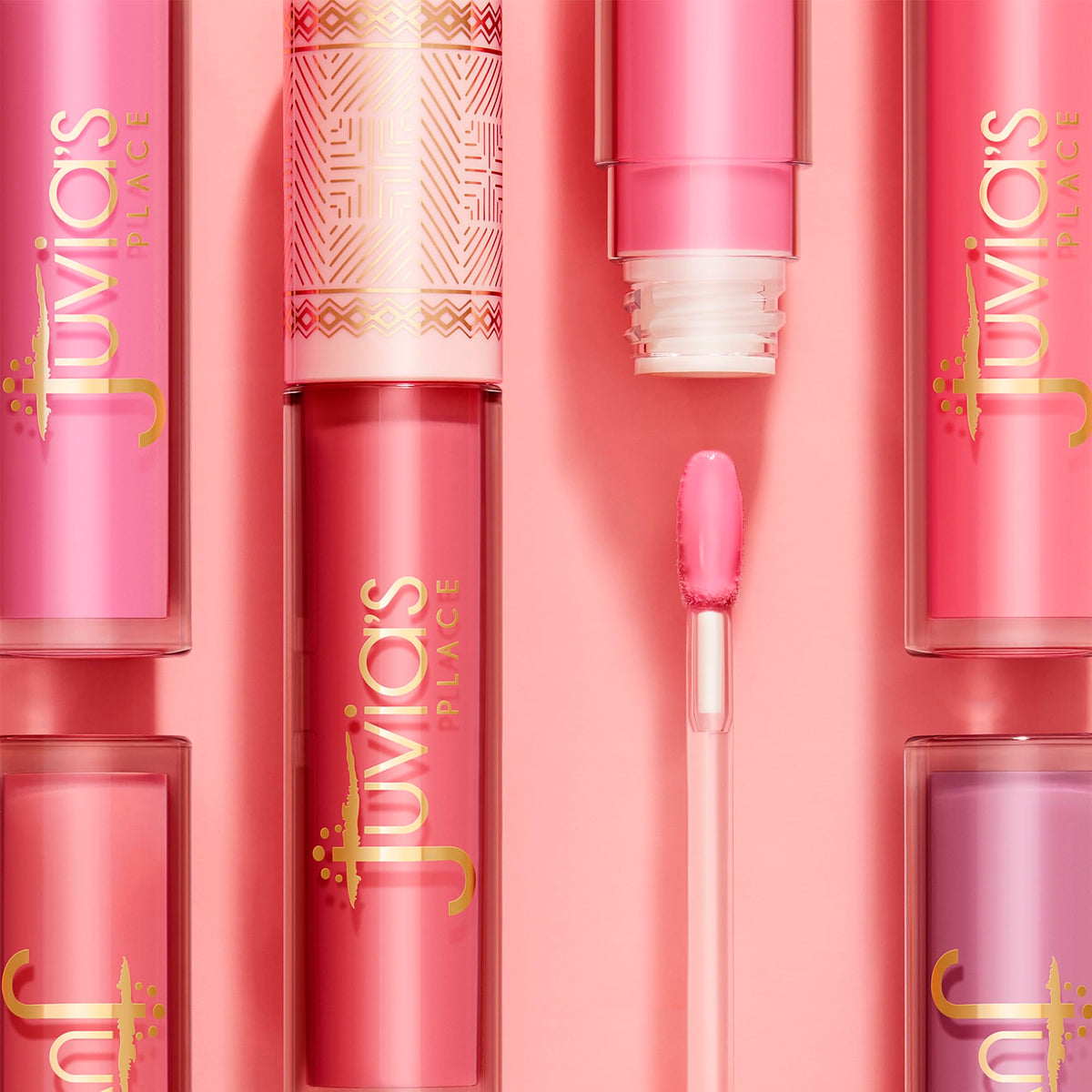 Cocoa butter ingredient highlight in Juvia's Place Smoothie Lip Gloss Pink Velvet.