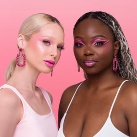 Everyday wear look with Juvia's Place Smoothie Lip Gloss Pink Velvet.