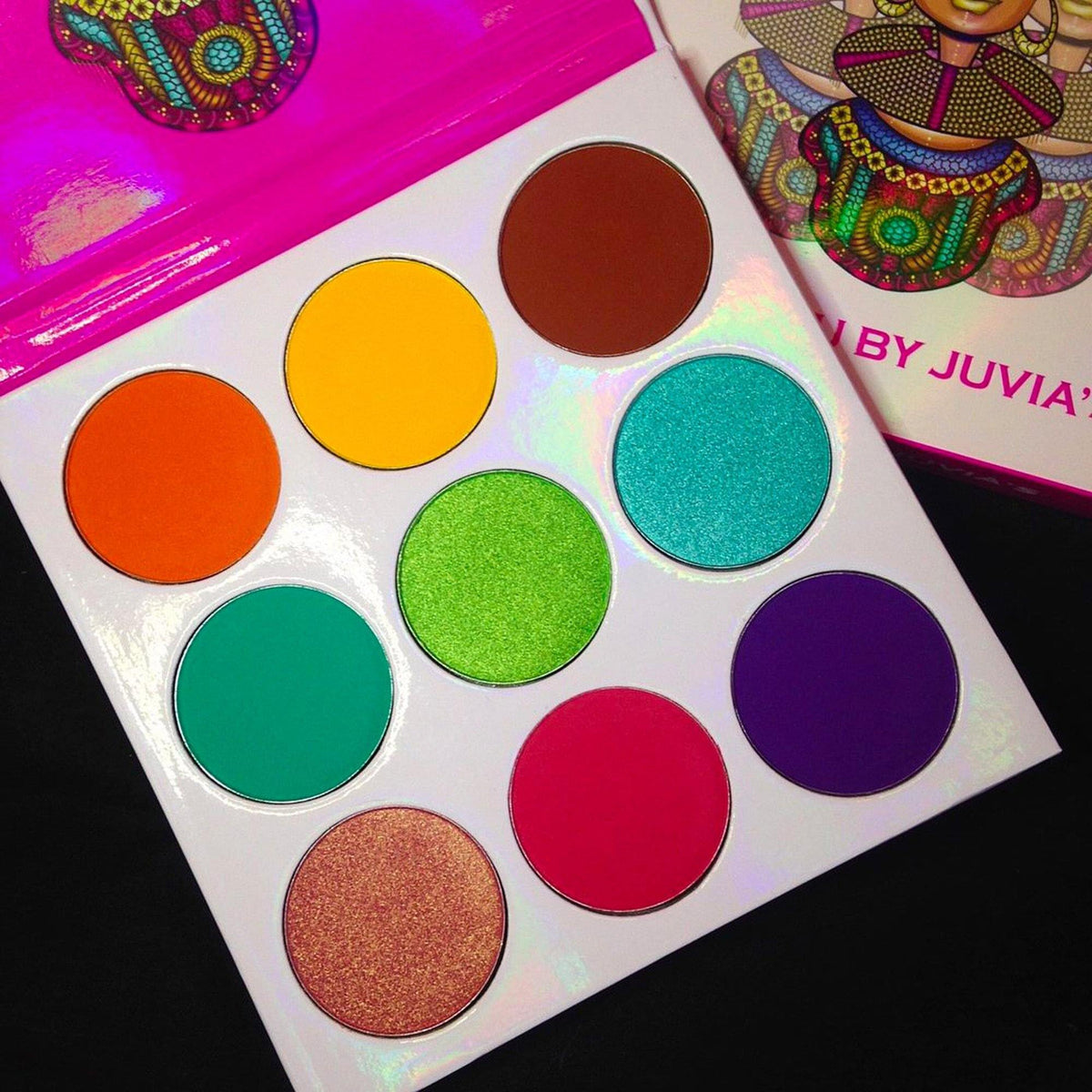 Juvia's Place The Zulu glitter rose shade delivers festive sparkle