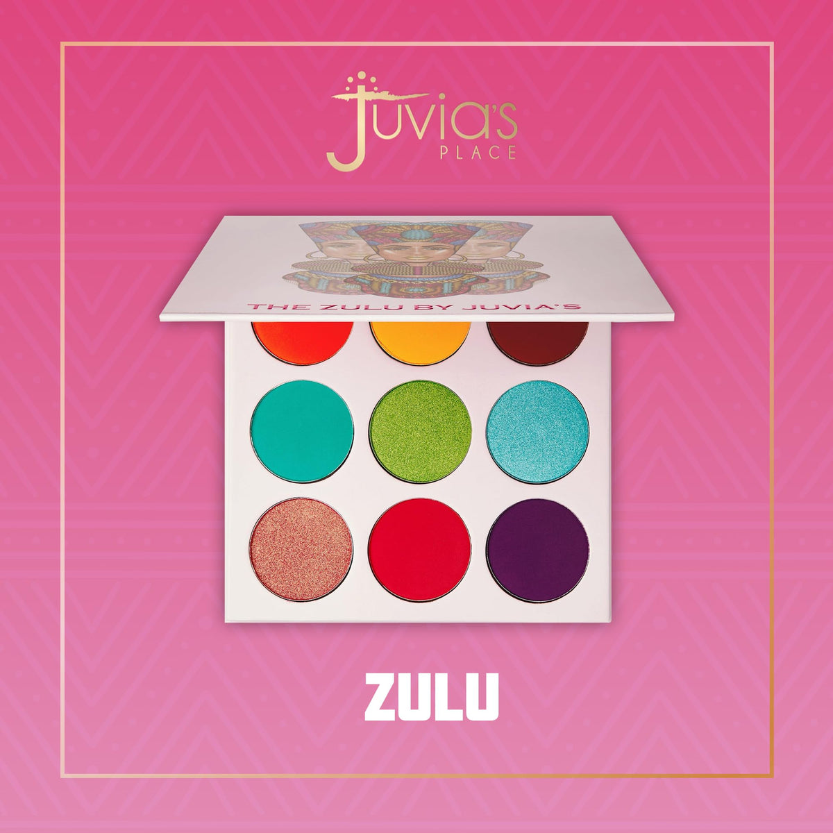 Juvia's Place The Zulu shimmer gold shade brightens lids with warmth