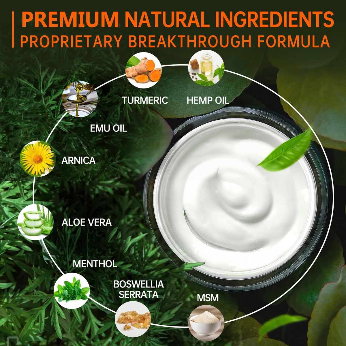 JUYIHEAL cream application on hand for quick skin soothing.