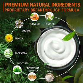 JUYIHEAL cream application on hand for quick skin soothing.