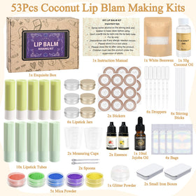 JUYRLE lip balm tubes and jars: easy packaging for finished, portable lip gloss.
