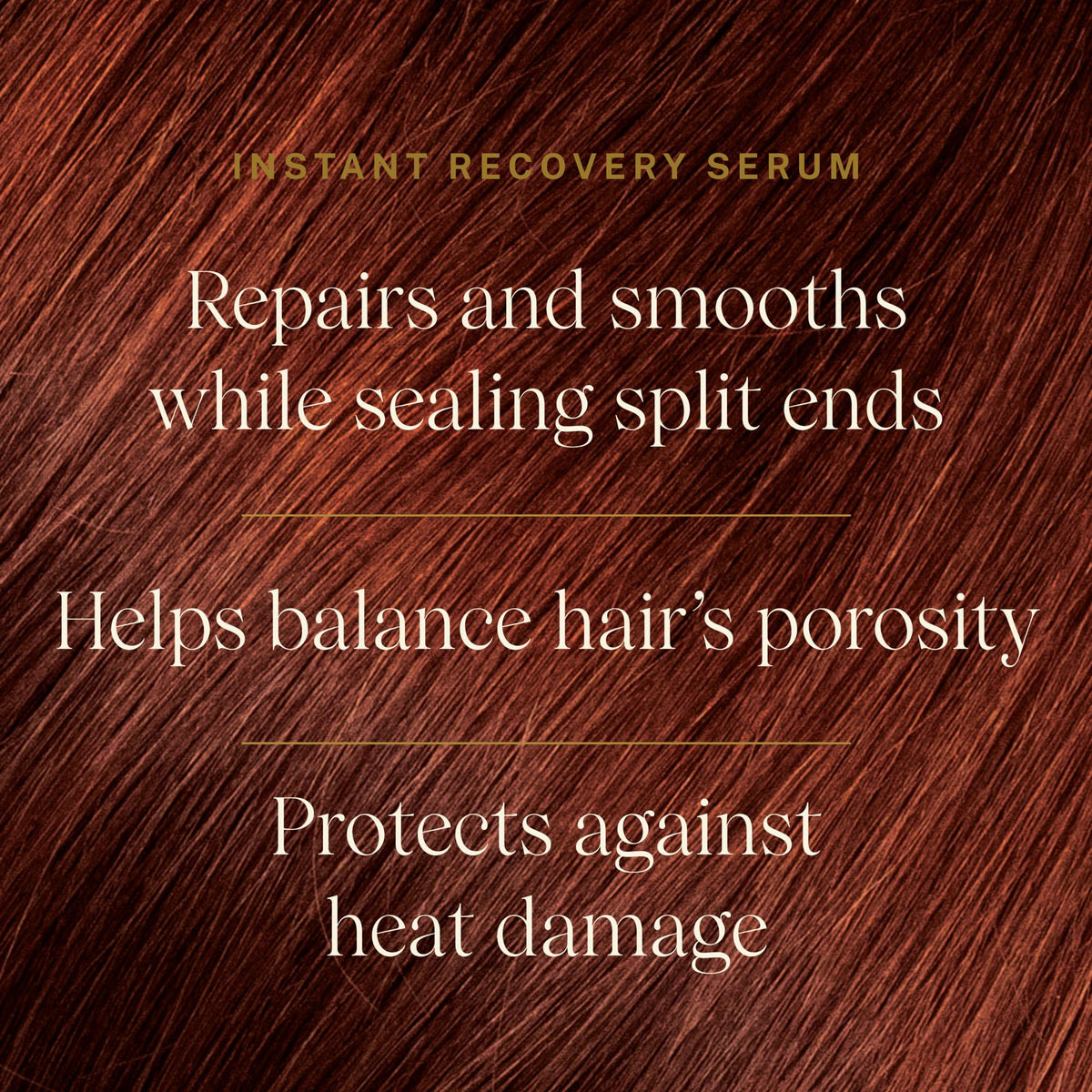 JVN Complete Instant Recovery Serum texture swirl on packaging indicating lightweight smoothing.