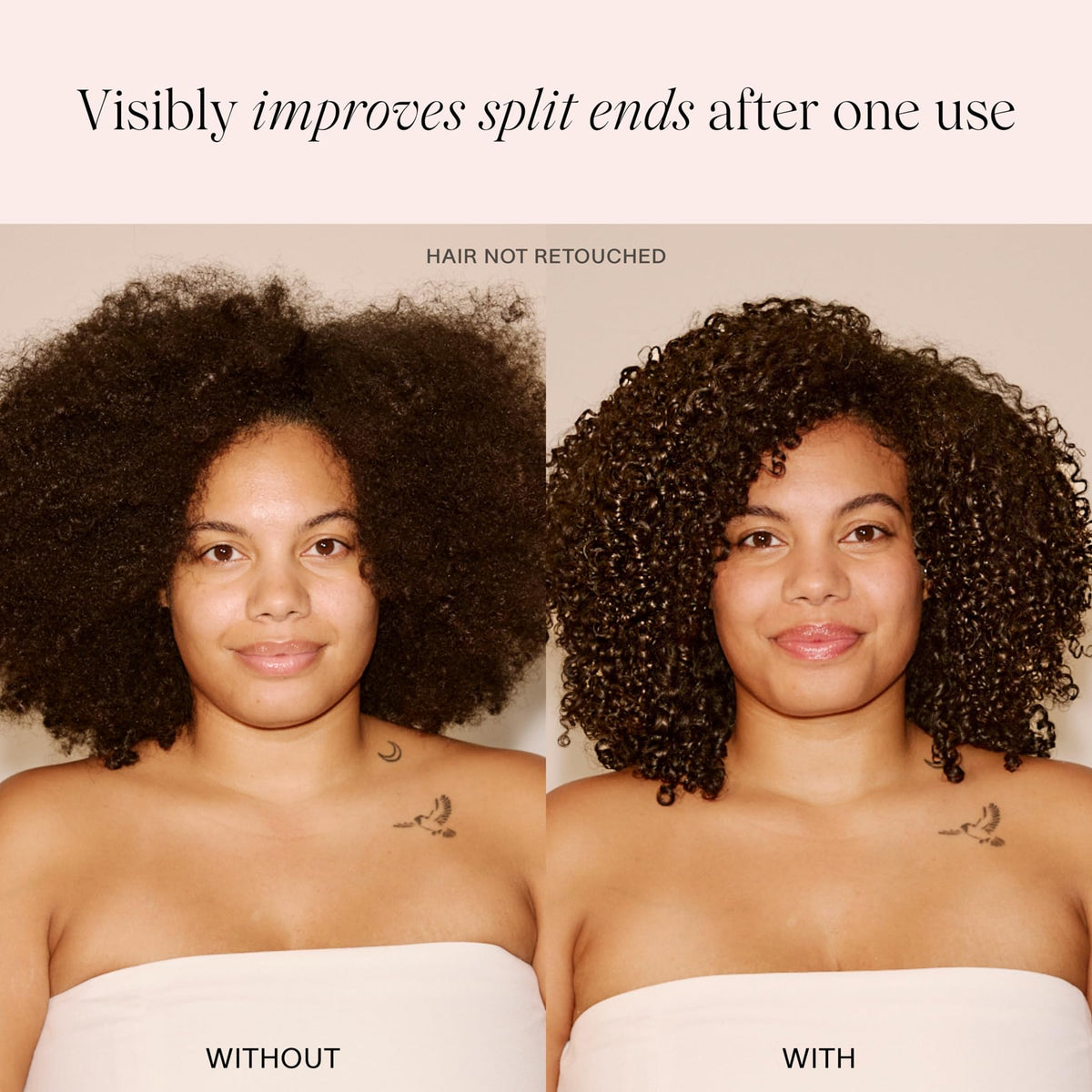 JVN Revive ceramides molecule graphic emphasizing moisture lock.