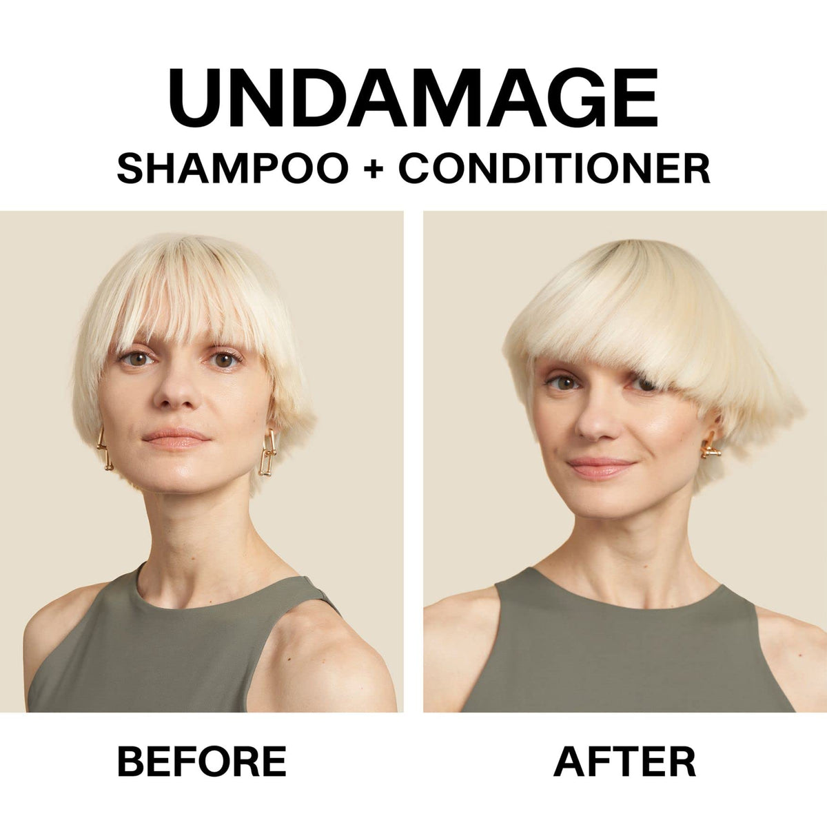 JVN Revive Repairing Shampoo bottle on bathroom shelf, non-toxic formula