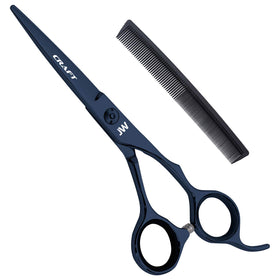 JW Shears CRX Series barber scissors closeup for precise cuts in barbershops.