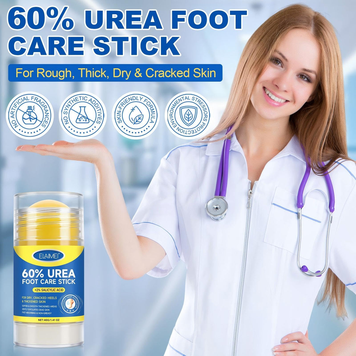 JWBVCTCR urea cream stick—spa-like routine at home