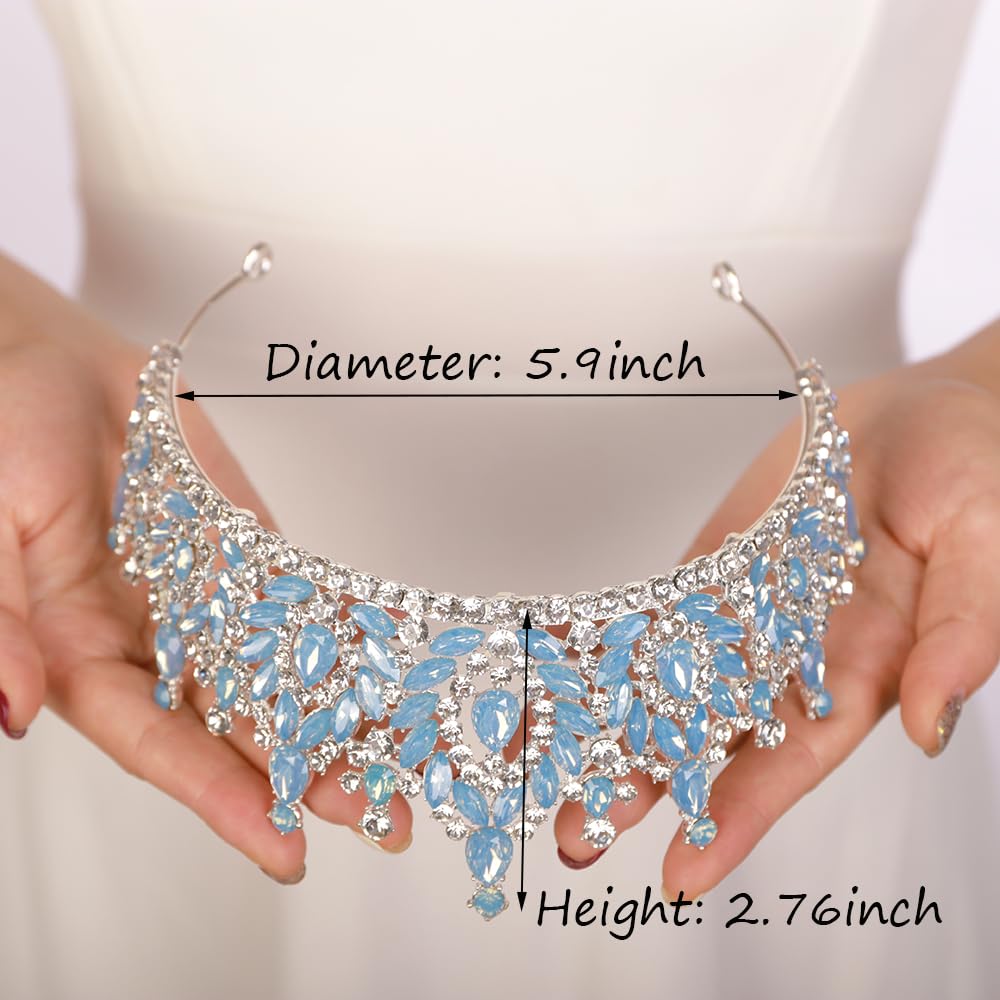 JWICOS durable alloy crystal tiara maintains brightness after dancing.