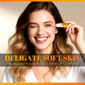 JXlspe lutein and VC eye serum offers a non-greasy feel.