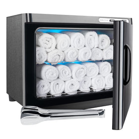 JXSDLIY towel warmer in a spa or hotel setting demonstrates versatility