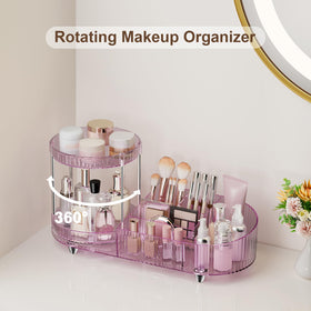 Jywantful organizer with two perfume trays and five compartments for cosmetics