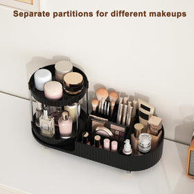 Jywantful makeup brush holder neatly stores brushes for quick use.