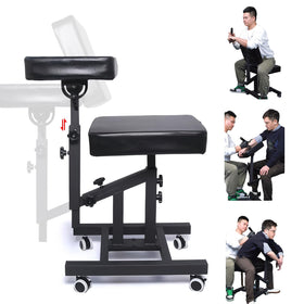 JZsmpmu tattoo chair with adjustable armrest and back support for precise artist comfort.