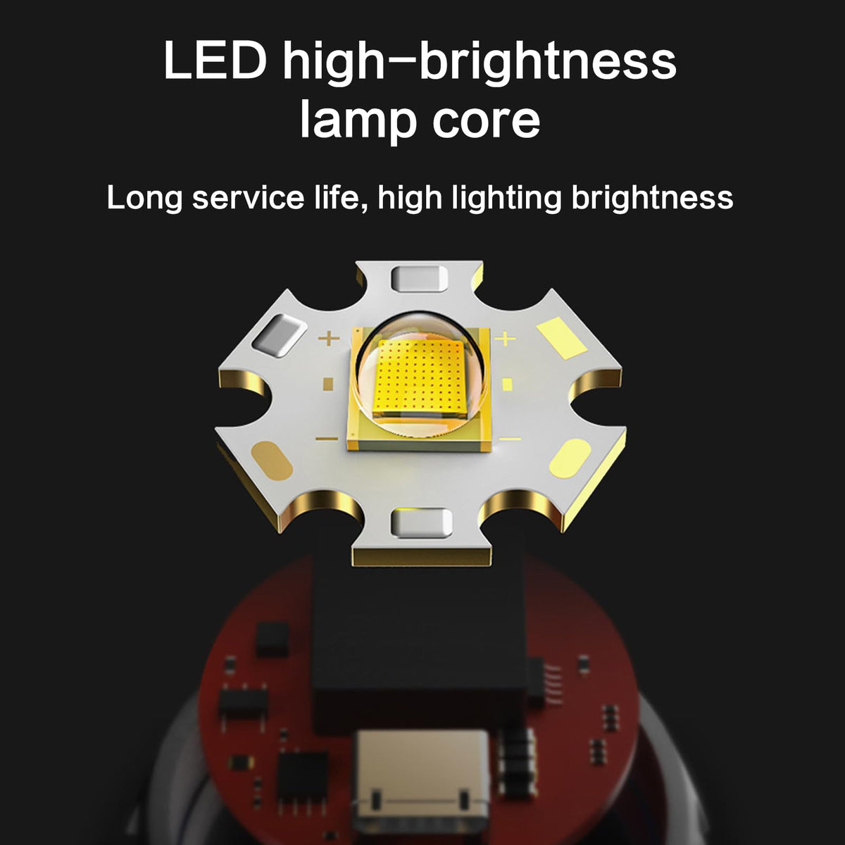 JZsmpmu detachable lamp doubles as a handheld flashlight for quick tasks.