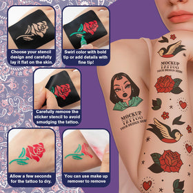 K KERNOWO stencil set helps beginners create professional looks