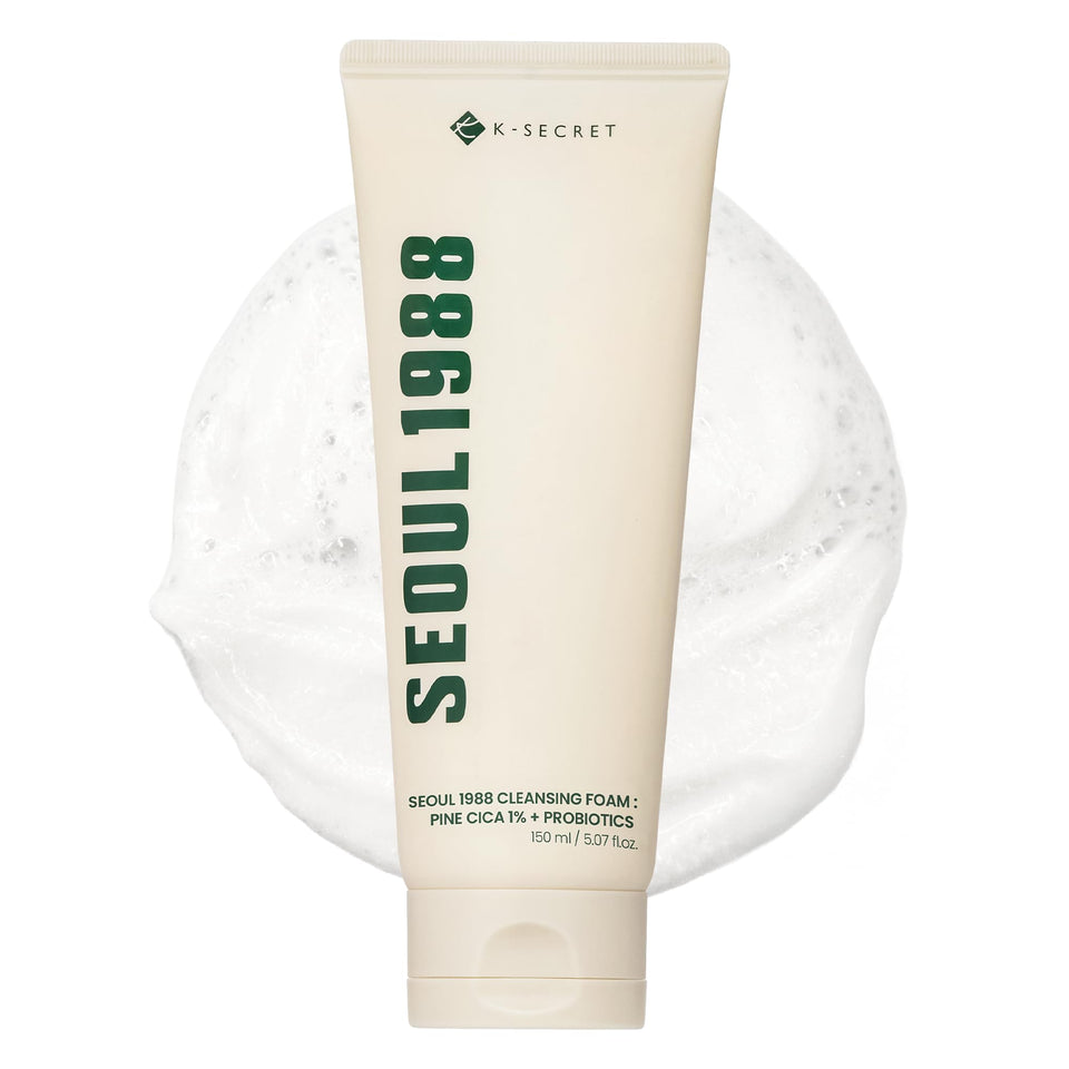 K-SECRET Seoul 1988 Cica Cleansing Foam deep pore cleansing for clearer skin