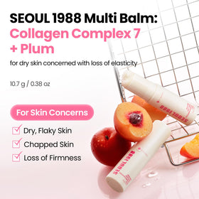 Close-up of K-SECRET SEOUL 1988 Collagen Multi Balm texture for smooth, easy application
