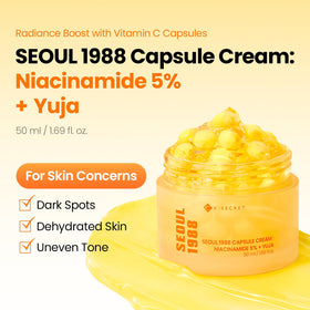 Dual-texture gel and capsule blend for smooth, non greasy absorption by K-SECRET.