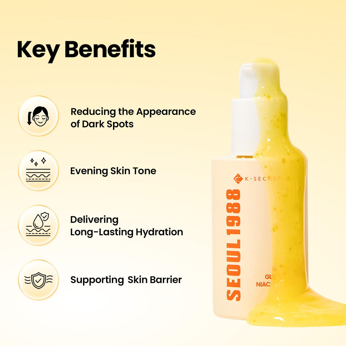 Agar capsules melt into skin for lasting hydration in K-SECRET serum