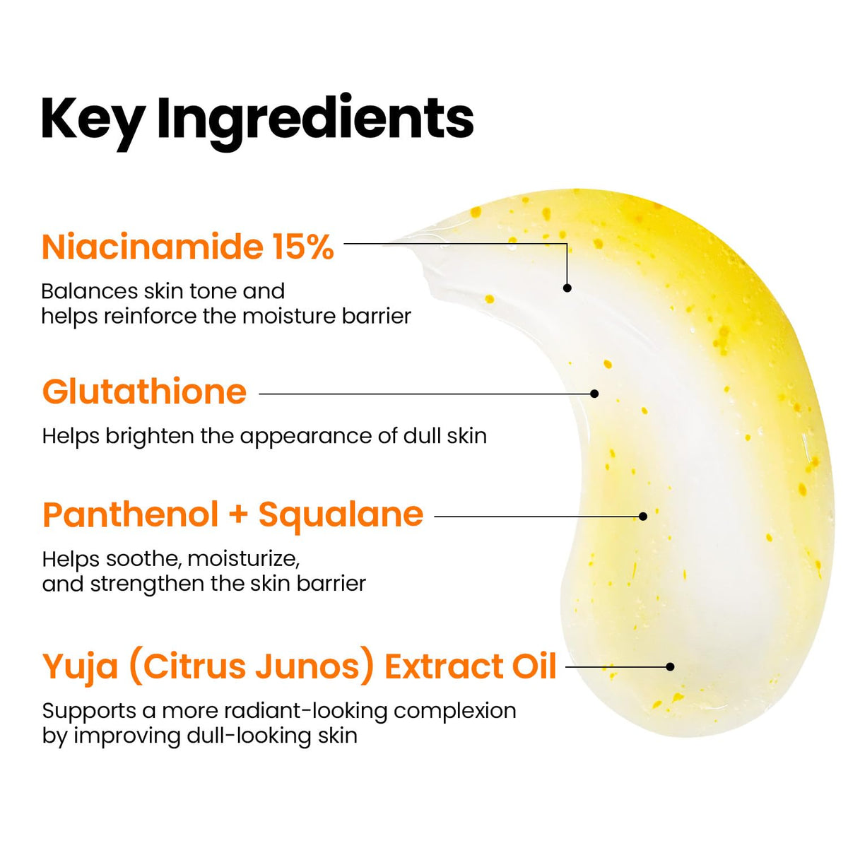 Close-up of lightweight, non-sticky texture suitable for morning routines
