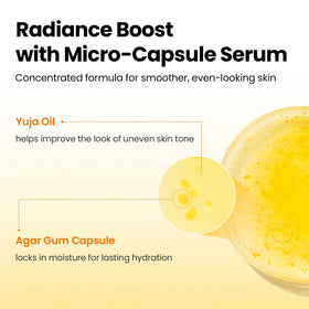 Yuja oil glow visually enhanced by K-SECRET Seoul 1988 Niacinamide Glow Serum