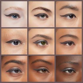 K7L brown eyeliner pencil proves smudge-proof wear through the day.