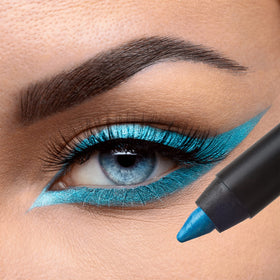K7L Electra blue eyeliner packaging shows waterproof design for long wear