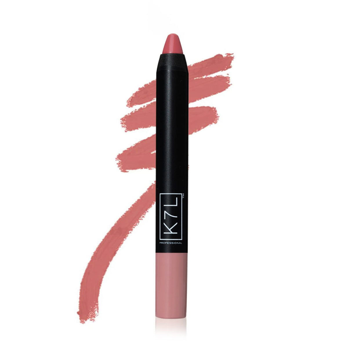 K7L Lipsilk Matte Crayon cream texture enhances smooth, comfortable lips.