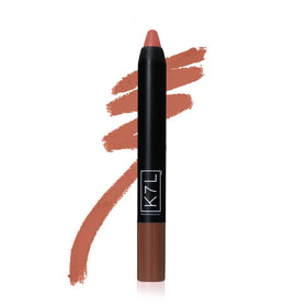 K7L Lipsilk Matte Crayon tip swatch reveals bold color payoff.