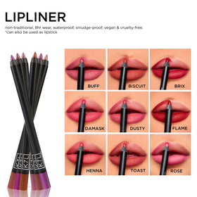 K7L Pink Lip Crayon swatch reveals vibrant, long-wear color.
