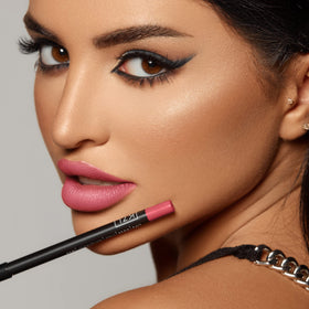 Sharpened K7L lip crayon ready for sharp, defined lines.