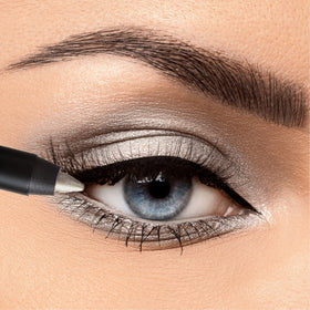 K7L Silver Shimmer Eyeliner Disco cap showing waterproof pencil for all-day wear.