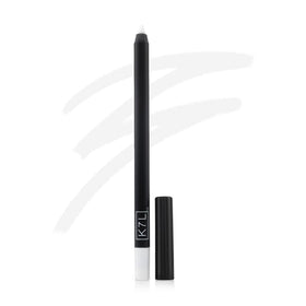 K7L White Eyeliner Waterline on-eye look with bright white waterline Crema.