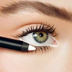 K7L White Eyeliner Waterline product shot in Crema showing the white shade and packaging.