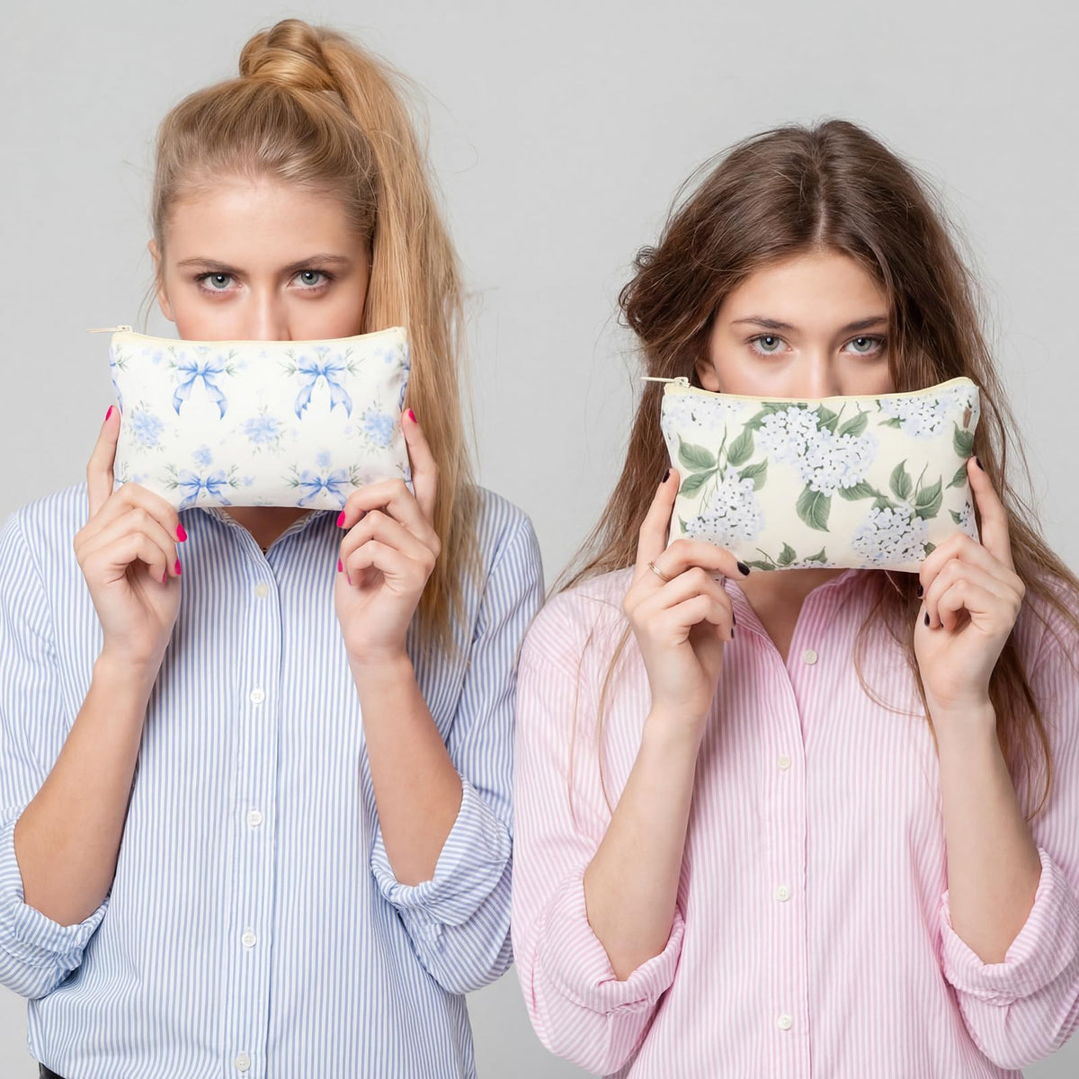 Kacctyen 12-pack makeup bags offer varied designs for sharing or gifting.