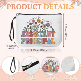 Kacctyen canvas makeup bag close-up for organizing essentials.