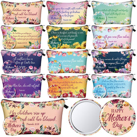 Kacctyen cosmetic bag with floral design for Mother's Day gifting