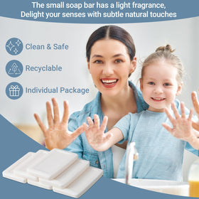 Kacctyen fragrance-delicate soap for refreshing cleansing in guest spaces.